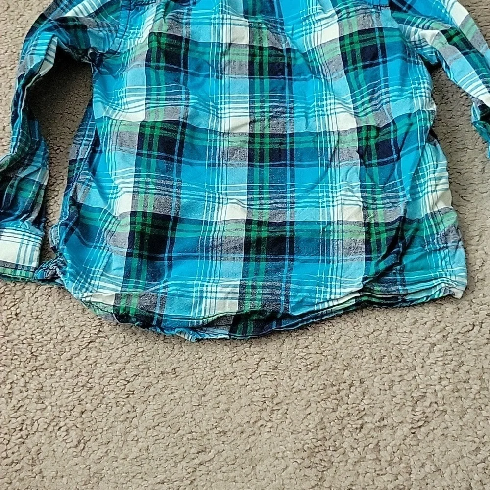 The Children's Place Toddler Boy's Plaid Button Up Long Sleeve Shirt